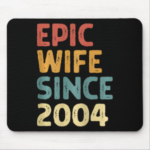 21. Hochzeitstag für seine epische Ehefrau seit 2 Mousepad