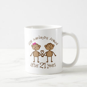21. Hochzeitstag-Geschenke Kaffeetasse