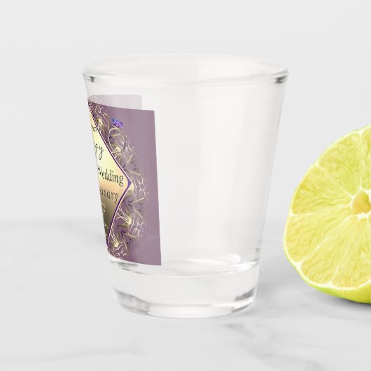 21. Hochzeitstag Schnapsglas (Rechts)