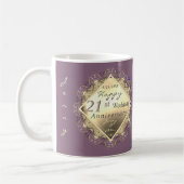 21. Hochzeitstag Tasse Brass Iolite (Links)