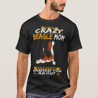 21 Ich bin die verrückte Beagle-Mama Beagle T-Shirt