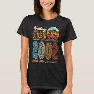 21 Jahre alt Geburtstag Vintag Oktober 2002 Frauen T-Shirt