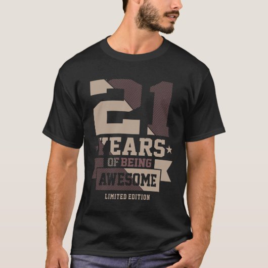 21 Jahre Phantastisch 21. Geburtstag Geschenkideen T-Shirt (Vorderseite)