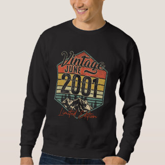 21 Jahre Vintag im Juni 2001 Sweatshirt