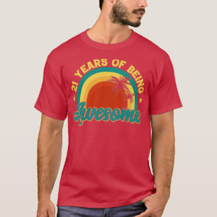 21 Jahre Vintager Geburtstag T-Shirt