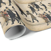 21. Jahrhundert LS Lowry Geschenkpapier (Rolleneckpunkt)