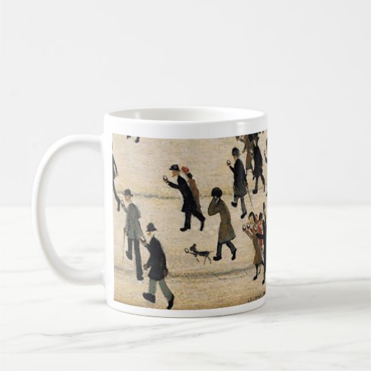 21. Jahrhundert LS Lowry Kaffeetasse (Links)