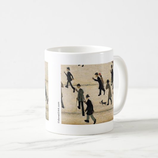 21. Jahrhundert LS Lowry Kaffeetasse (VorderseiteRechts)