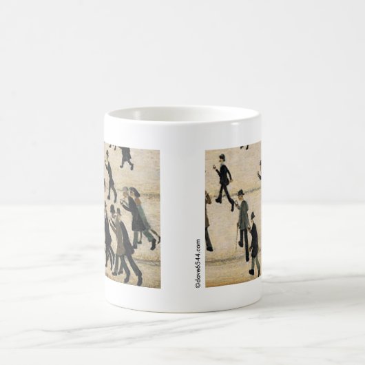 21. Jahrhundert LS Lowry Kaffeetasse (Mittel)