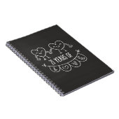 21. Jubiläum Geschenk Chalk Herzen Notizblock (Rechte Seite)