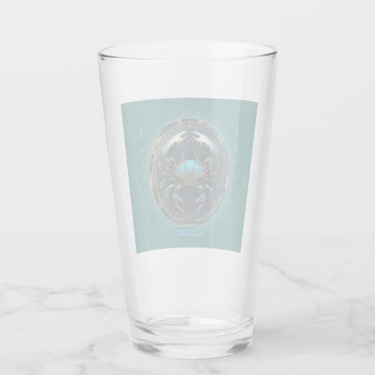 "21. Juni - 22. Juli" Glas (Rückseite)