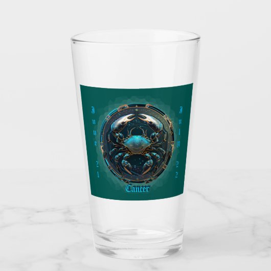 "21. Juni - 22. Juli" Glas (Vorderseite)