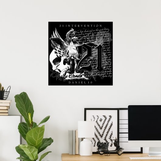 21 Leinwand Poster (Heimbüro)