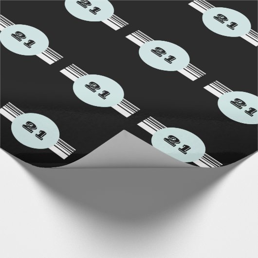 21. männliche jedes mögliches Alter Geschenkpapier (Ecke)