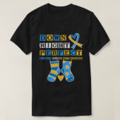 21 März World Down Syndrome Day Awareness Socks T-Shirt (Design vorne)