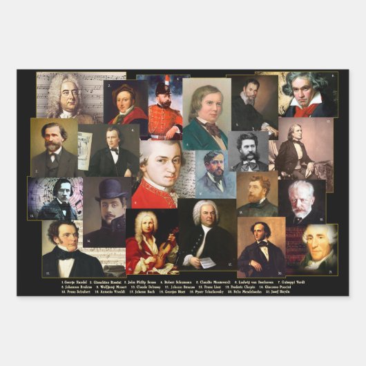 21 Master Geschenkpapier Set (Vorderseite 3)