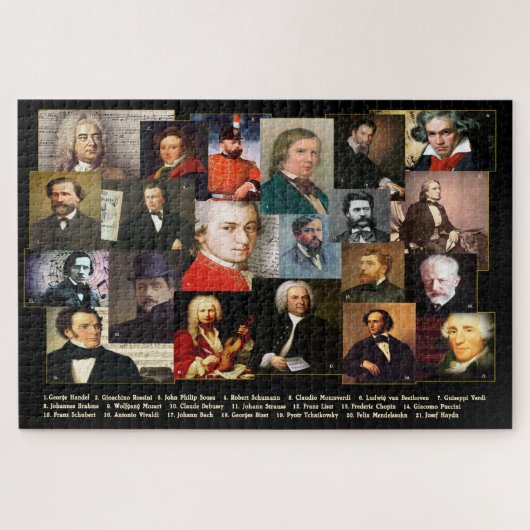 21 Masters Jigsaw Puzzle (Horizontal)