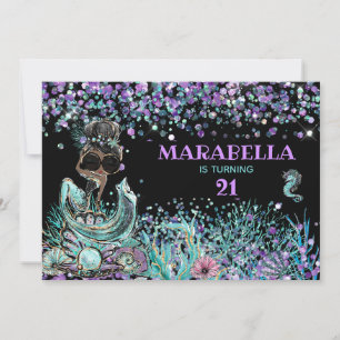 *~* 21 Meerjungfrau LUXE GLAM Unter dem Meer Gebur Einladung