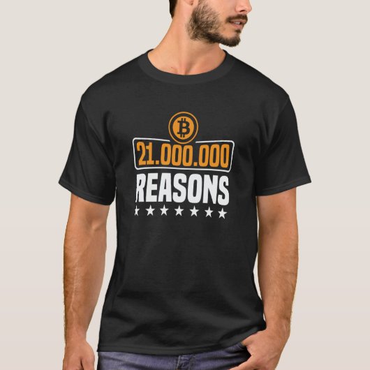21 million reasons to choose BTC bitcoin T-Shirt (Vorderseite)