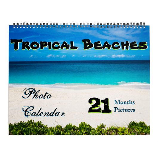 21 Monate/Fotos Tropical Beach Calendar Kalender (Titelbild)
