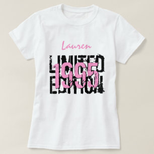 21. oder Any Year Birthday 1995 Limited-Ausgabe T-Shirt