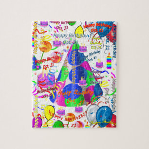 21. Oktober, 21. Geburtstag des Jigsaw Puzzle