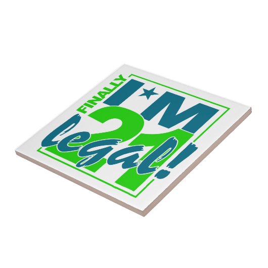 21 & RECHTSKachel Fliese (Seite)