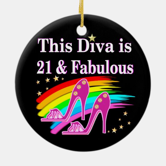 21. SHOE QUEEN KERAMIKORNAMENT (Hinten)