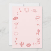 21. Southwestern Ranch Geburtstagsparty Einladung (Rückseite)