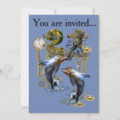 21. Steampunk Geburtstag Einladung (Vorderseite)