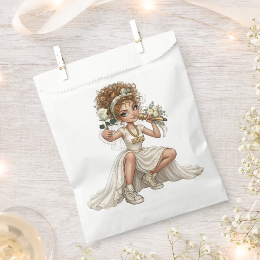 #21 Süße lustige Braut Geschenktütchen (Ausgeschnitten)
