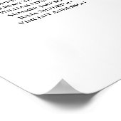 21 Tabelle Blauer Boho Blütensitzplan Poster (Ecke)