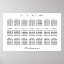 21 Tabelle Elegantes Minimalistisches Sitzdiagramm