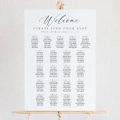 21 Tabellen - Begrüßungsdiagramm Poster