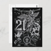 21 Tage Postkarte (Vorne/Hinten)