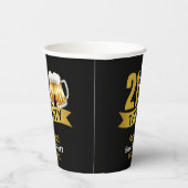 21 & THIRSTY-21ST BIRTHDAY  PAPPBECHER (Rechts)