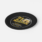 21 & THIRSTY-21ST BIRTHDAY PAPPTELLER (Schrägansicht)