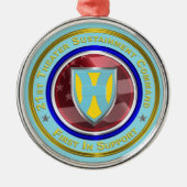 21. TSC Sake Weihnachten Ornament Aus Metall (Vorne)