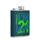 21 u. LEGALE kundenspezifische Flasche Flachmann (Rechts)