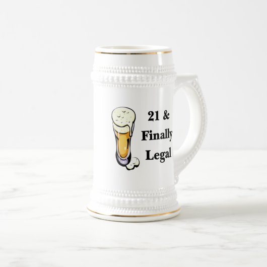 21 u. schließlich legales bierglas (VorderseiteRechts)