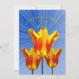 21. Überraschung Geburtstagsparty Einladung