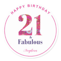 21. und Fabulous 21. Geburtstag