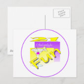 21 und für Spaß bereit Postkarte (Vorne/Hinten)