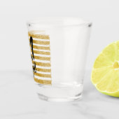 21 und Legal Gold Imitate Glitzer Custom Schnapsglas (Rechts)