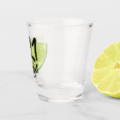 21 und Recht auf ein Limones Personalisiertes Schnapsglas (Rechts)