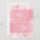 21 und rechtliche Einladung in Rosa (Rückseite)