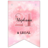 21 und rechtliche personalisierte wimpelkette (Dritte Fahne)