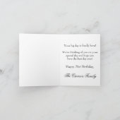 21 und Rechts | Lila Imitate Glitzer 21. Geburtsta Karte (Innenseite)