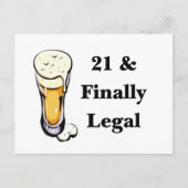 21 und schließlich rechtlich postkarte (Vorderseite)