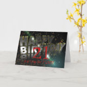 21 UND ZEIT FÜR DIE FREIZEITKARTE KARTE (Gelbe Blume)